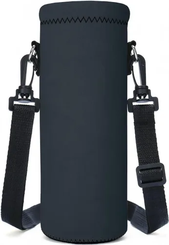 Vista 20 de AMARY Bolsa de neopreno para botella de agua de 25.4 fl oz con correa ajustable para el hombro, cubierta aislada para botellas de acero