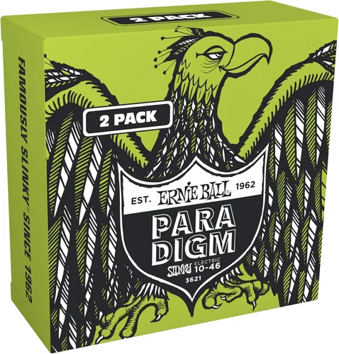 Vista 20 de Ernie Ball 2015 Paradigm cuerdas de guitarra eléctrica, parte superior ceñida, parte inferior gruesa