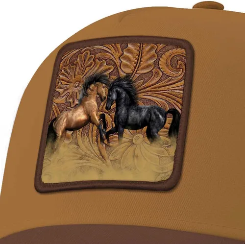 Vista 3 de Asvance Trucker Hat - Mesh Back Baseball Cap for Mens, Womens - Premium Farm Animals Embroidered Hats - Gift for Dad, Mom