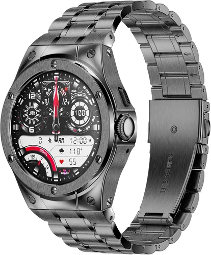Vista 8 de SUPLINK Stainless Steel Case and Bands Compatible with Google Pixel Watch 1/2/ 3 Band 41mm Men, Metal Strap Protective Bumper for Pixel Watch 3 45mm