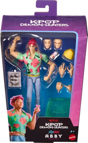 Vista 6 de Mattel Kpop Demon Hunters Saja Boys Abby Figura de acción