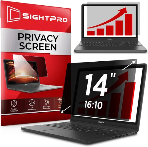 Vista 11 de SightPro Filtro de pantalla de privacidad de computadora de 22 pulgadas 16:10 para monitor, protector de privacidad y protector antirreflejos