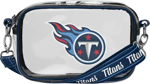 Vista 8 de FOCO NFL Womens NFL Team Logo Stripe Clear Crossbody Bag