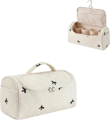 Vista 9 de RSRSLEII Bolsa de viaje acolchada para herramientas para el cabello, compatible con Dyson Airwrap y Shark Flexstyle, estuche de almacenamiento