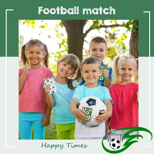 Vista 6 de 24 piezas de recuerdos de fiesta de fútbol, mini cuadernos de fútbol, diario en espiral, bloc de notas de competencia, profesores, escuela, aula