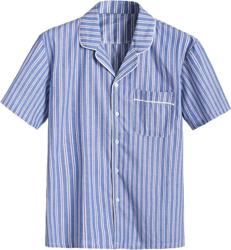 Vista 3 de Conjunto de pijama Latuza pantalón corto, tejido de algodón, para hombre