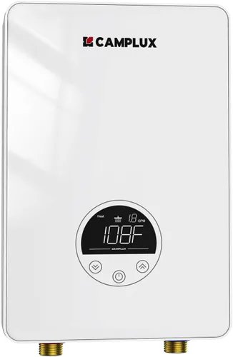 Vista 11 de CAMPLUX Electric Tankless Water Heater, 3.5kW at 120 Volts Point of Use Water Heater with Self Modulating Technology, Must HardWird Requiring 10AWG