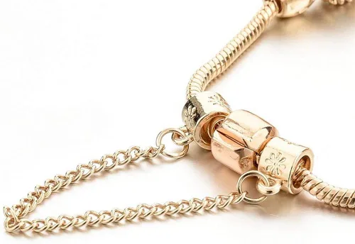 Vista 5 de Brazalete con abalorios, abalorios sonrientes, brazaletes con diamantes de imitación para mujeres y adolescentes