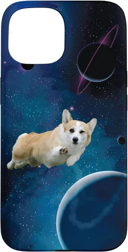 Vista 6 de Funny Kids Space Corgi Mom Pembroke Welsh Corgi Dog Lover Case for iPhone 17