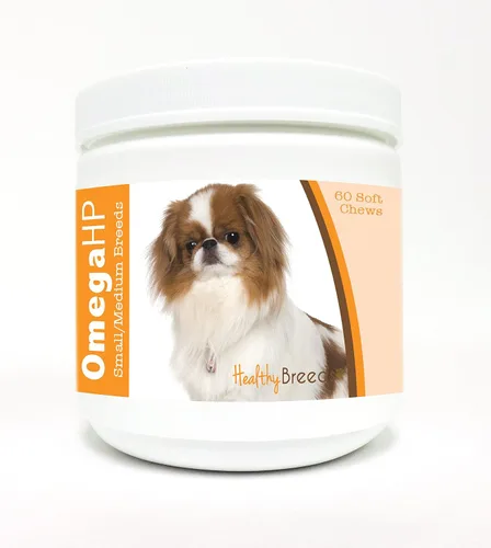 Vista 57 de Healthy Breeds Affenpinscher Omega HP - Masticables suaves para piel y pelaje, 60