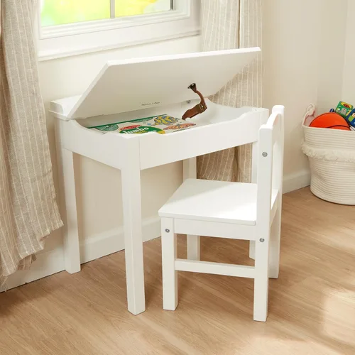 Vista 9 de Escritorio y silla Melissa & Doug, Blanco
