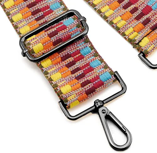 Vista 154 de ZOOEASS Hebillas de níquel Correa ancha para el hombro ajustable de repuesto para cinturón de pistola, hebilla de guitarra estilo bandolera