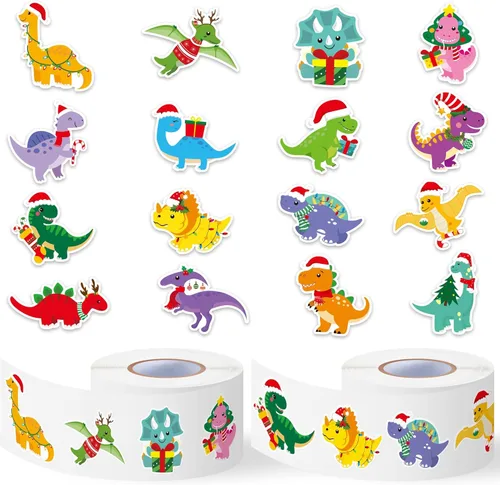 Vista 13 de Haooryx Fall Pumpkin Stickers Roll, 300 Pcs Make Your Own Halloween Pumpkin