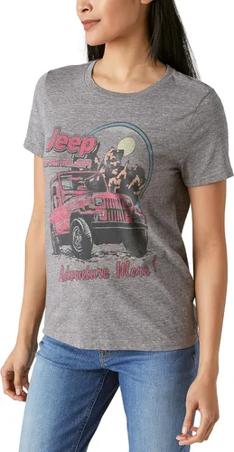 Vista 2 de Lucky Brand Women's Short Sleeve Jeep Graphic Tee