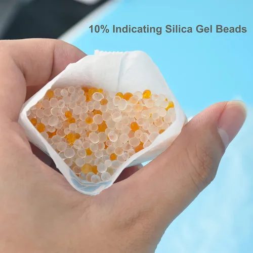 Vista 7 de Wisesorb Paquetes de gel de sílice, paquete de 900 paquetes desecantes de 0.02 oz para almacenamiento, paquetes de sílice que indican