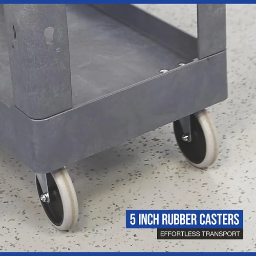 Vista 6 de Strongway Carrito utilitario de 500 libras con mango ergonómico, carrito de carga de construcción de espuma estructural sin mantenimiento