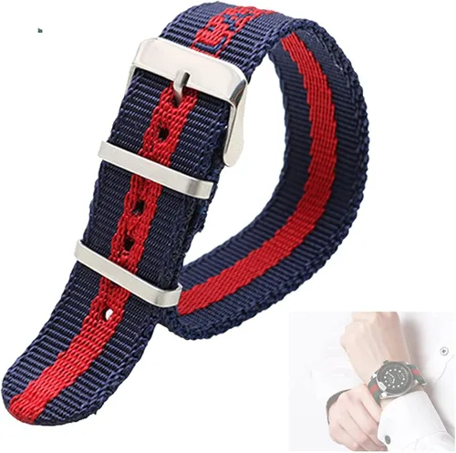 Vista 4 de Carty Military Nylon Strap Watch Band Nylon Replacement Watch Straps for Men Women