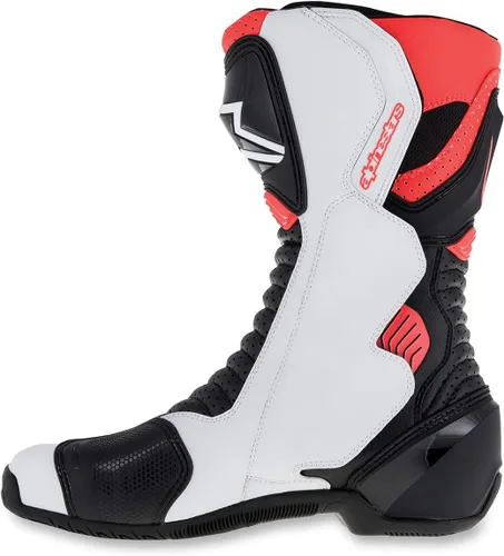 Vista 3 de Botas Alpinestars SMX-6 v2 de moto, para hombre, 3.5, NegroRojoBlanco