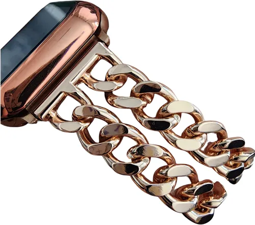 Vista 13 de Adjustable Fashion Chain Link Bracelet Band Compatible with Apple Watch