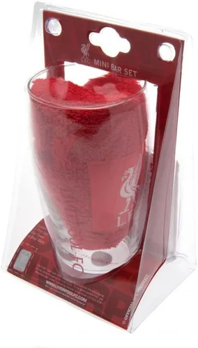 Vista 3 de Liverpool FC - Juego de minibar de cristal