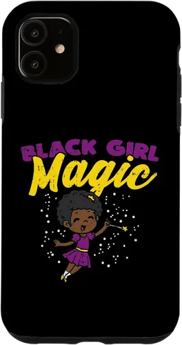 Vista 5 de Funda de regalo afroamericana para iPhone 14 Black Girl Magic Fairy Black Pride