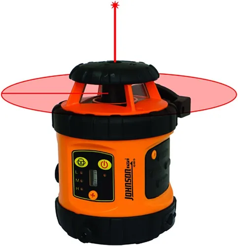 Vista 2 de Johnson Level & Tool 40-6517 Sistema láser rotativo autonivelante, 29 x 7 pulgadas, rojo, 1 kit