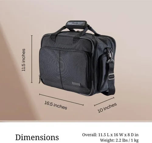 Vista 7 de Ricardo Beverly Hills Flight Essentials Softside Deluxe - Bolsa de embarque de lujo, tela de nailon balístico duradera, resistente al agua y a