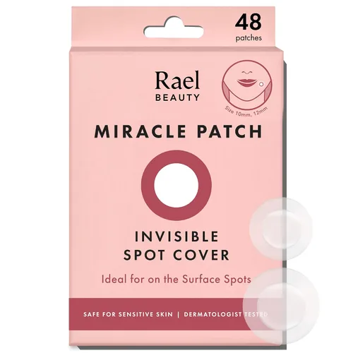 Vista 9 de Rael Parche cicatrizante para el acné hidrocoloide (1 paquete) Ultra-Thin Patch for Face, Absorbs Fluid From Blemishes, Facial Sticker, Korean