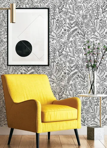 Vista 2 de Packed Party Garden Simply Stated Florals - Papel tapiz para despegar y pegar, PP4709