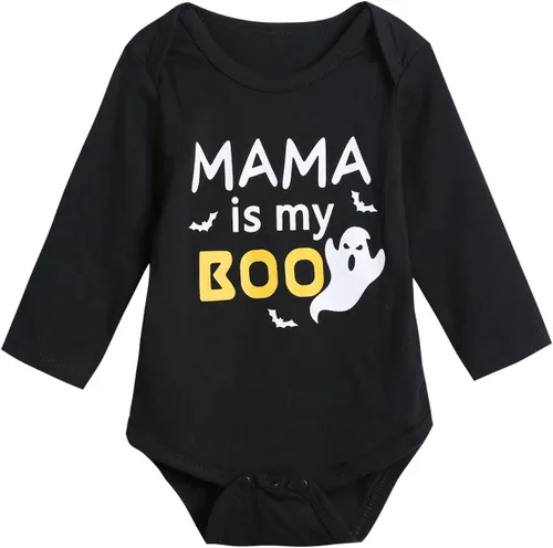 Vista 2 de Disfraz de mamá de bebé con texto en inglés "My Boo