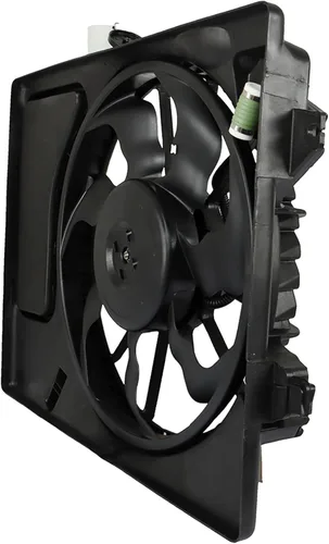 Vista 5 de munirater Reemplazo del conjunto del ventilador de refrigeración del radiador para 2011-2013 Elantra Sedan 25380-3X100 HY3115133 321-55027-100