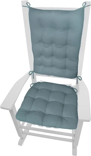 Vista 24 de Barnett Home Decor Madrid Cojines Naturales para Mecedora - Almohadilla de Asiento de Mecedora Rellena de Espuma de Látex 16.5 x 18 pulgadas y Cojín