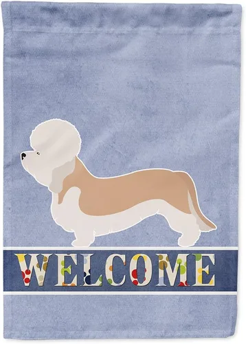 Vista 122 de Caroline's Treasures BB8334GF AIDI Bandera de jardín para perro de montaña del Atlas, bandera de buzón azul, bandera decorativa para patio exterior