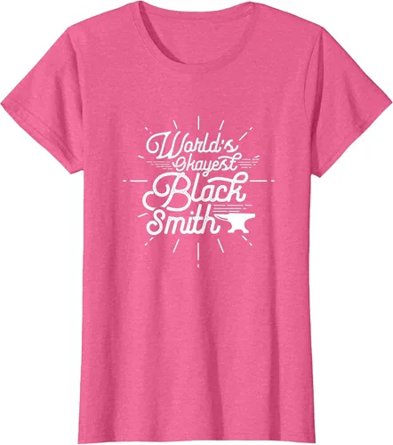 Vista 31 de Blacksmith Blacksmithing Forge Metalsmith Forging T-Shirt Asphalt Grey