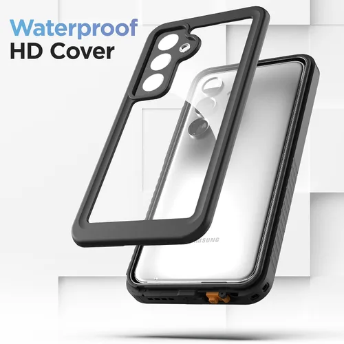 Vista 7 de Encased Funda impermeable para cinturón diseñada para Samsung Galaxy S24 Plus, funda protectora de cuerpo completo con protector de pantalla