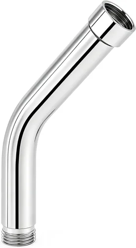 Vista 10 de NearMoon Adaptador de codo de ducha para cabezal de ducha, latón macizo de 45 ° G1/2 macho a hembra, conector de extensión de brazo de ducha, cromo