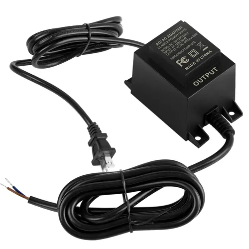 Vista 4 de Transformador de paisaje de bajo voltaje, 60 W 5 A, convierte 110 V-120 V CA a 12 V CA. Transformador de iluminación de paisaje para iluminación al