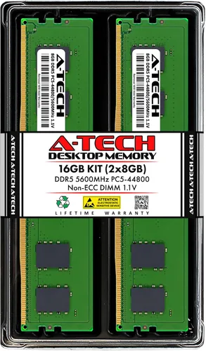 Vista 11 de A-Tech 8 GB de RAM para ASUS ROG Maximus Z890 (Hero/Hero BTF/Extreme) placa base DDR5 5600MHz PC5-44800 DIMM 1.1V 288-Pin no ECC UDIMM
