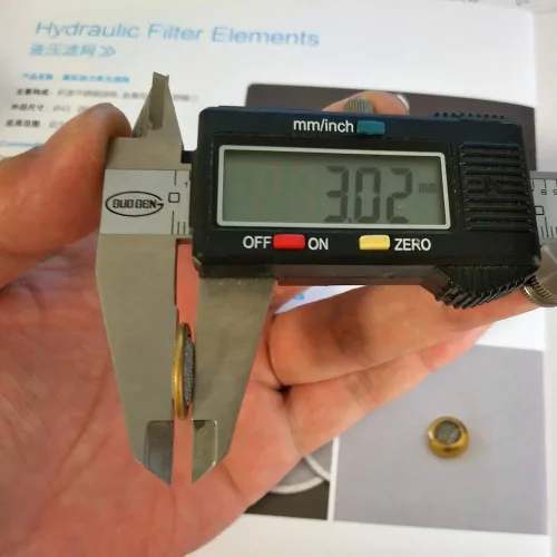 Vista 2 de A67999-065 Conjunto de discos de filtro de servoválvula de mercado de accesorios (10 unidades, 65 micras)