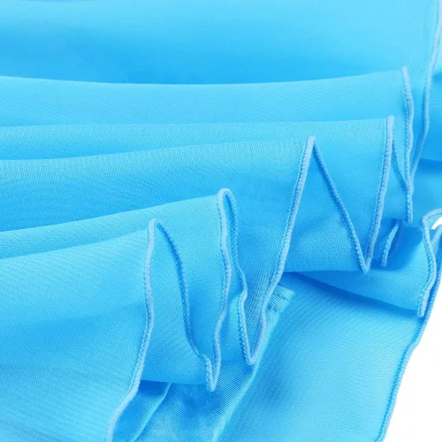 Vista 4 de ZNYUNE Vestido tutú de ballet con falda de copo de nieve para niñas de 3 a 8 años