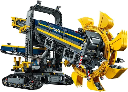 Vista 4 de LEGO Technic Excavadora con Rueda de Cubo 42055 Juguetes para Construir
