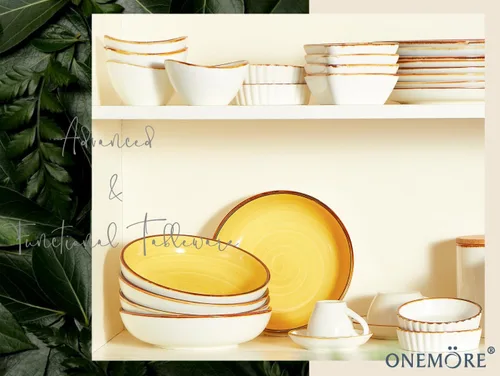 Vista 7 de ONEMORE Cuencos para pasta de porcelana de 30 onzas, cuencos poco profundos para pasta, juego de 4 platos poco profundos, aptos para microondas