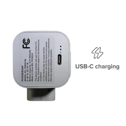 Vista 8 de Desinfectante para cepillos de dientes UV, secadora y estuche de viaje, mata el 99.9 %, color gris UV-C Sanitize + Dry, Fits Electric & Manual