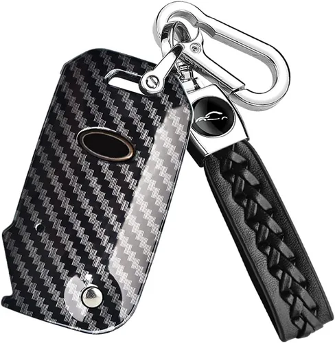 Vista 9 de ontto Funda para llavero de Kia elegante con llave remota plegable