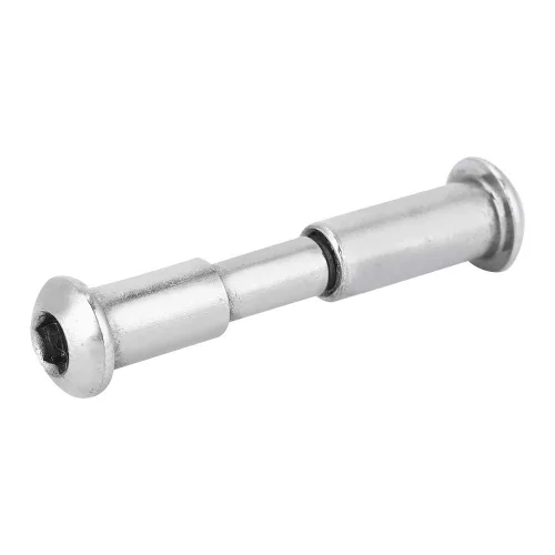 Vista 8 de Tbest Perno de scooter de acero al carbono, cabeza plana, rosca derecha, plata, 1 unidad, compatible con M365