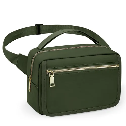 Vista 13 de printe Bolso pequeño para pañales con cambiador portátil, bolsa de cintura para mujer con bolsillo para toallitas para viajes, paquete divertido