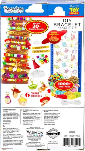 Vista 5 de Fashion Angels Disney Pixar Toy Story DIY Kit de fabricación de pulseras