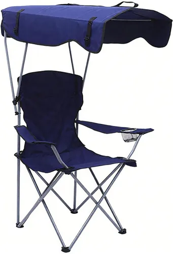 Vista 12 de Silla de pesca con toldo Silla de playa Silla de camping portátil plegable negro 50 * 50 * 90/47.2 in