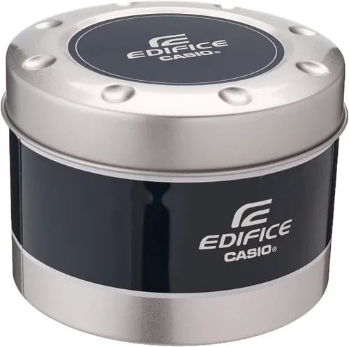 Vista 3 de Casio Edifice Reloj de cuarzo para hombre con indicador de fecha, cristal de zafiro, resistente al agua 100M EFB-108D-1AV