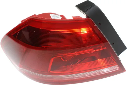 Vista 4 de Evan Fischer Conjunto de luz trasera exterior del lado del conductor compatible con Volkswagen Passat 2012-2015 con bombilla